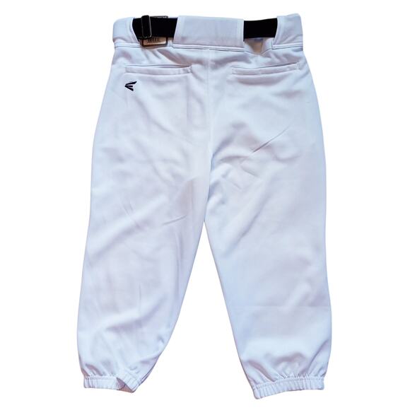 NEW Easton Rival+ Knicker Mens Baseball Pants White Piped Blue Belt Sz 34"-36" M - Picture 2 of 9